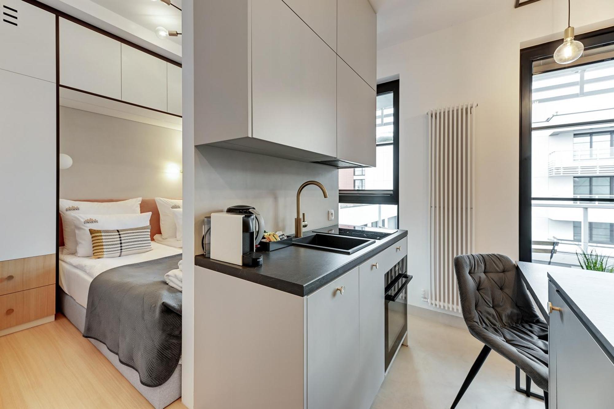 גדנסק Doki Living - Foodhall & Parking By Downtown Apartments מראה חיצוני תמונה