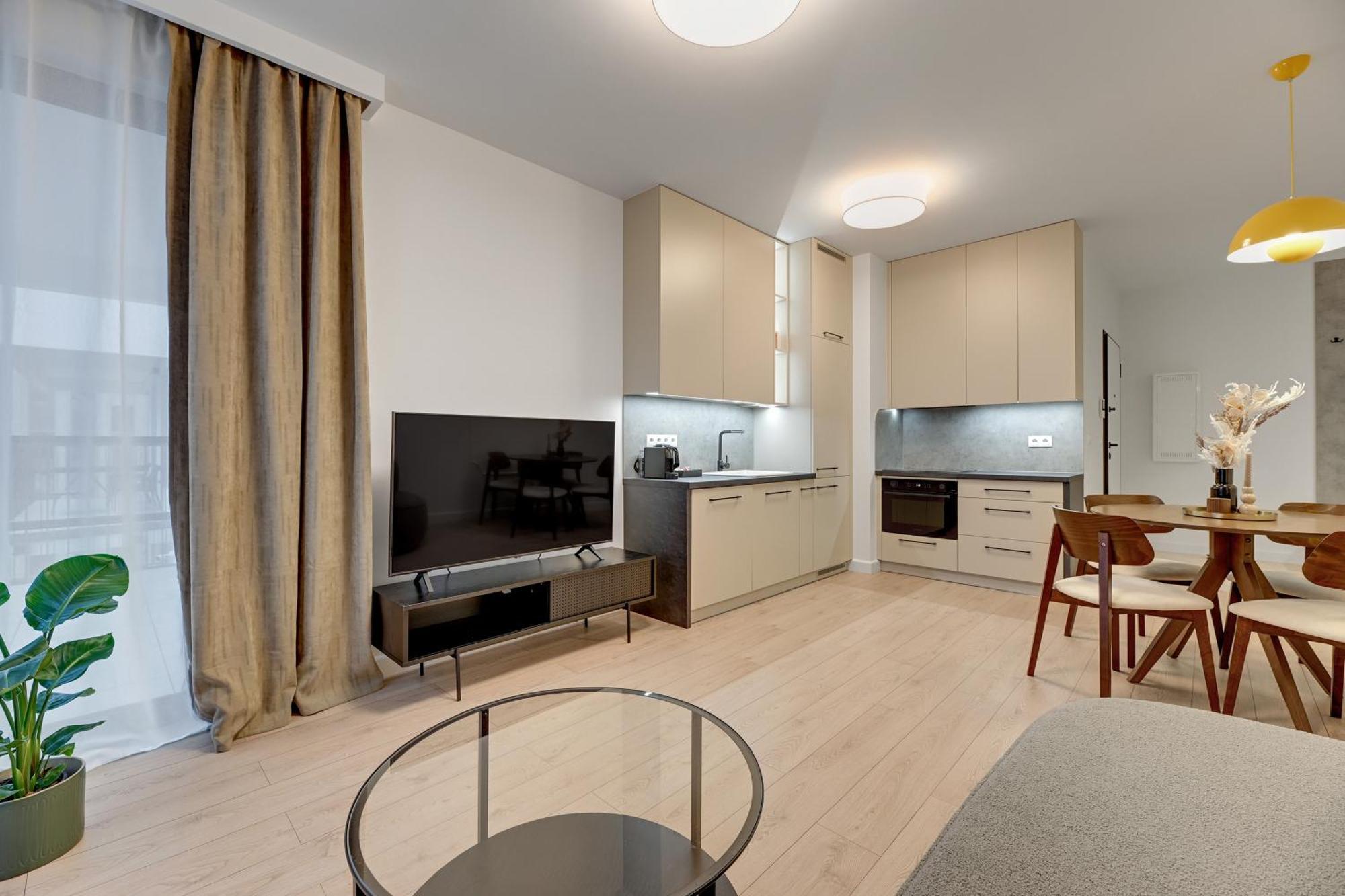 גדנסק Doki Living - Foodhall & Parking By Downtown Apartments מראה חיצוני תמונה