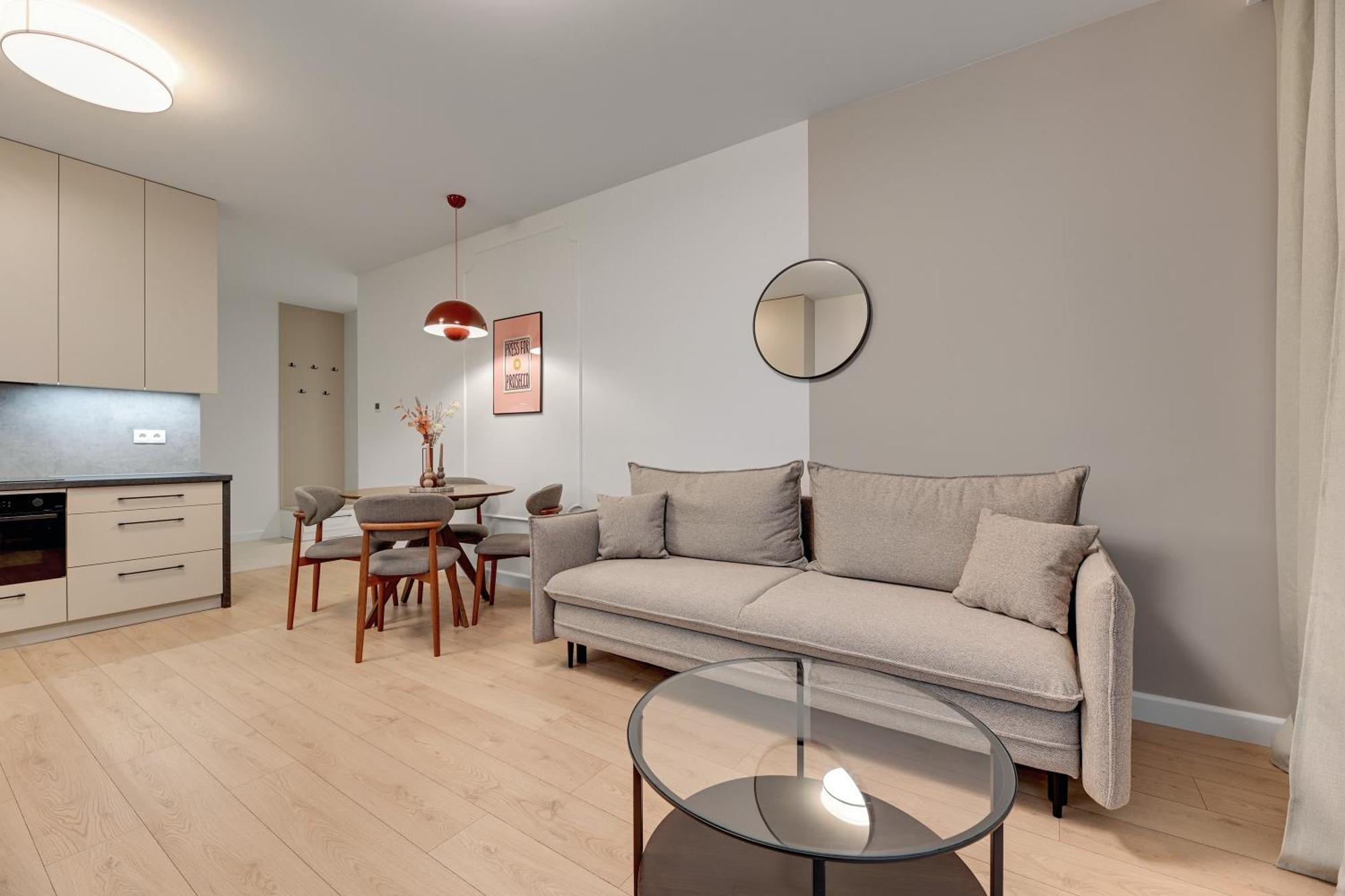 גדנסק Doki Living - Foodhall & Parking By Downtown Apartments מראה חיצוני תמונה