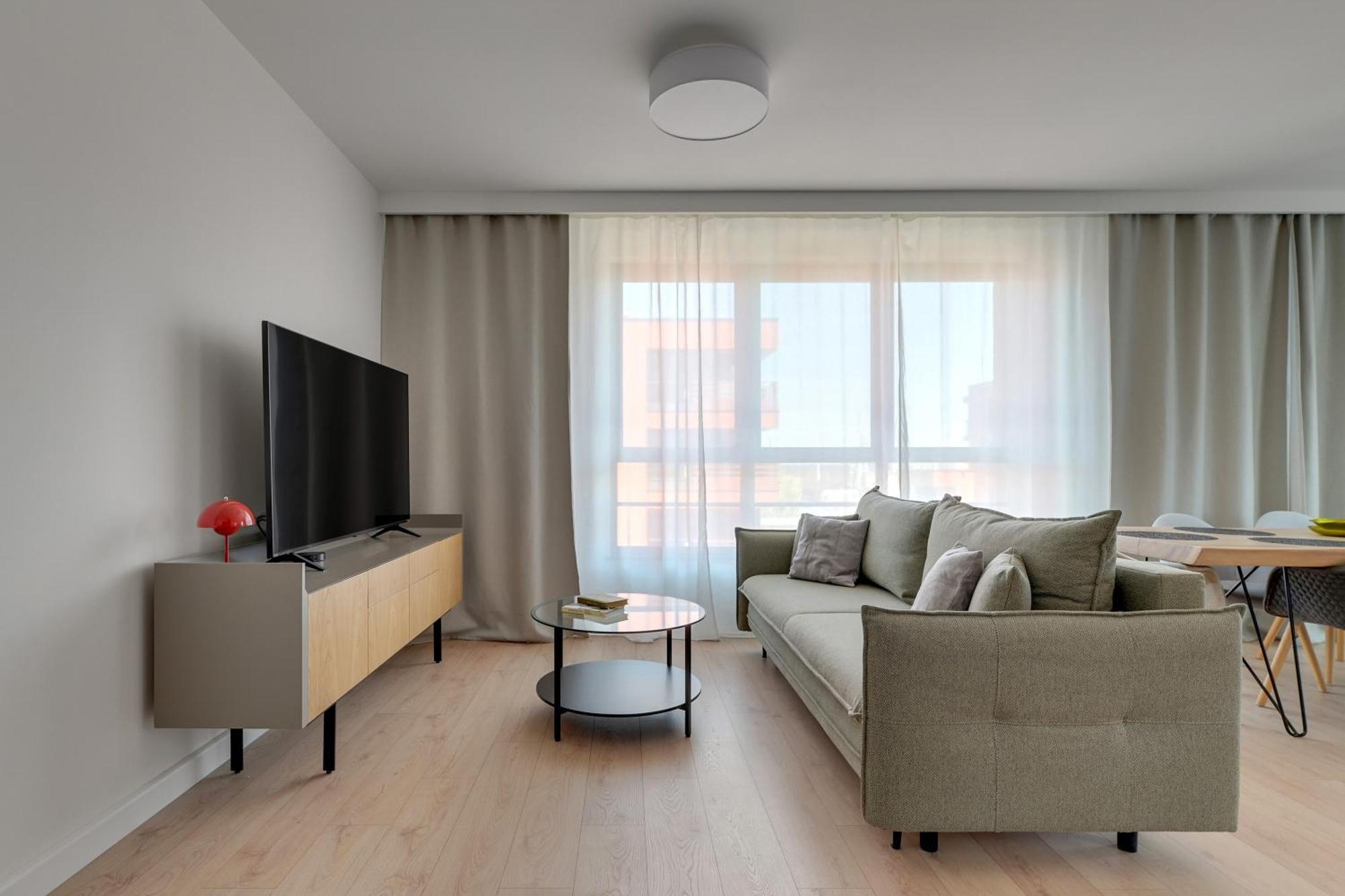 גדנסק Doki Living - Foodhall & Parking By Downtown Apartments מראה חיצוני תמונה